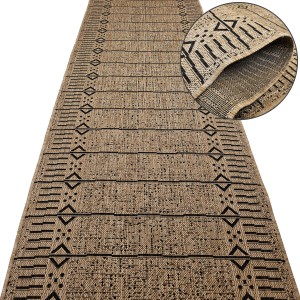 Chodnik na balkon taras TERRA AZTEC 04 pleciony – do wewnątrz i na zewnątrz, sznurkowy