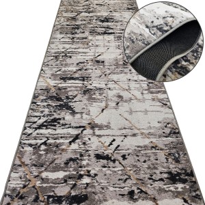 Chodnik do przedpokoju AQUA GRAPHIC 04 – antypoślizgowy, miękki i gruby, na metry