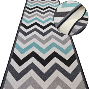 Chodnik do przedpokoju INKA Soft Touch 22 szary – antypoślizgowy, miękki i gruby, na metry