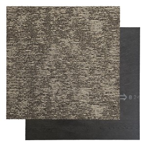 Płytka dywanowa EMBER 6970 beżowo brązowa do biura, do sklepu, do salonu