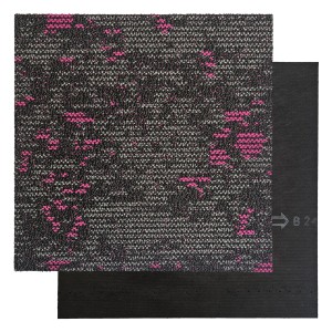 Płytka dywanowa CLOUD 9678 szaro fioletowa do biura, do sklepu, do salonu