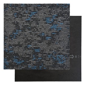 Płytka dywanowa CLOUD 9677 szaro niebieska do biura, do sklepu, do salonu