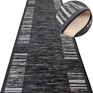 Chodnik do przedpokoju ADAGIO 29 szary – antypoślizgowy, podgumowany, na metry