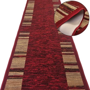 Chodnik do przedpokoju ADAGIO 31 bordowy – antypoślizgowy, podgumowany, na metry