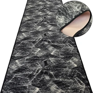 Chodnik do przedpokoju BRUSH 29 szary – antypoślizgowy, podgumowany, na metry