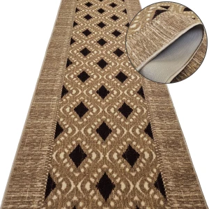 Chodnik do przedpokoju MACAN 04 beżowy – antypoślizgowy, podgumowany, na metry