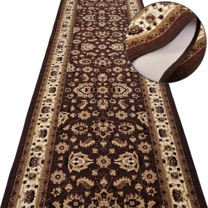 Chodnik do przedpokoju ANTICO 17 brązowy – klasyczny wzór, nowoczesne wykonanie