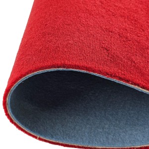 Wykładzina dywanowa welurowa NEW MIAMI FILC 11 czerwona – do biura i do domu