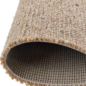 Wykładzina dywanowa wełniana ORGANIC AB 07 beżowa – do sypialni, salonu i przedpokoju