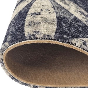 Wykładzina dywanowa hotelowa GEOMETRICO 39 beżowa z motywem rozety podhalańskiej