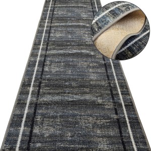 Chodnik do przedpokoju CASA STORM 19 szary – antypoślizgowy, miękki i gruby, na metry